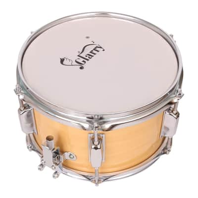 Glarry 10 x 6" Acoustic Percussion Single Drums Snare Drum Wood image 2