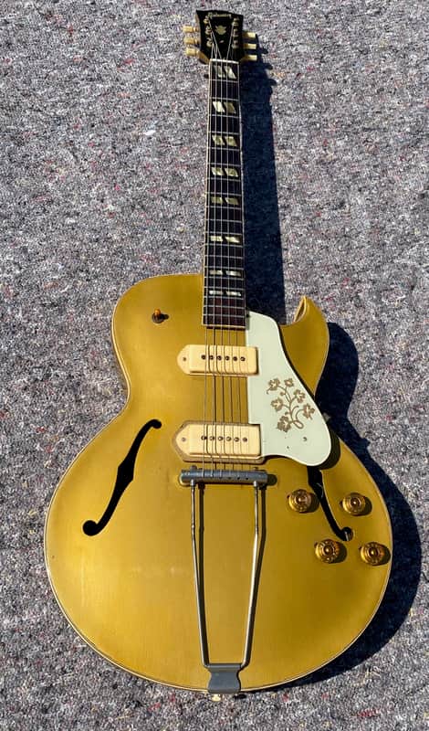 Gibson ES-295 1954 - Gold Finish & Gold Part