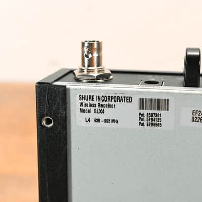 Shure SLX4 Wireless Receiver - L4 Band: 638-662 MHz (NO POWER SUPPLY) CG01SE9 image 8