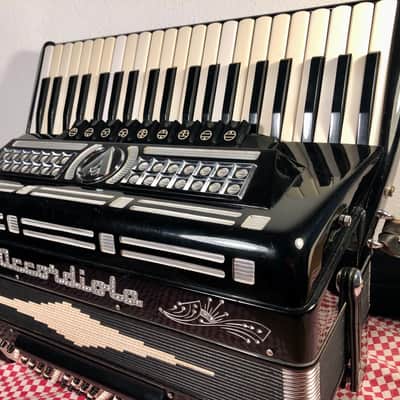 Accordion Accordiola Super Italia - Black 120 Bass image 6