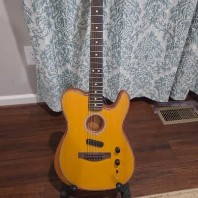 Fender Acoustasonic Player (MIM) Telecaster 2021 - Present - Butterscotch Blonde imagen 1