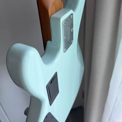 Sterling StingRay Ray34HH Daphne Blue Roasted Maple Neck image 5