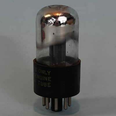 Vintage Sylvania 6SN7GTA Zenith Black Plate Chrome Top Tube Valve! T540 image 3