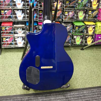 Crafter SAT-QMMS semi electro acoustic guitar - Quilted maple marine sunburst finish - Made in Korea image 2