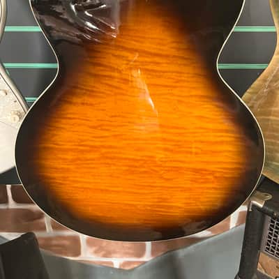 Gibson ES-165 Herb Ellis Vintage Sunburst 1998 Hollow Body Electric Guitar image 11