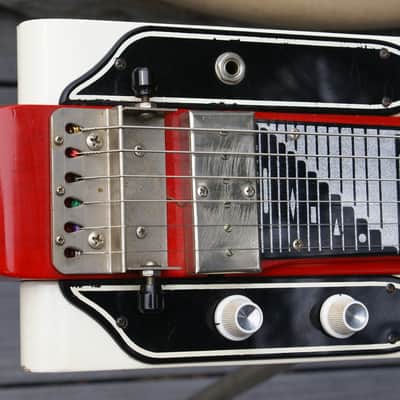 National Dynamic Consolette Lap Steel Guitar with Legs & OHSC image 6