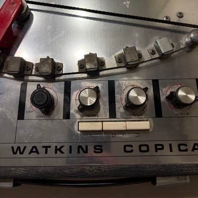 WEM Watkins Copicat Solid-State Tape Echo 1970s - Metal with Black Case image 5