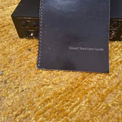 Avid Eleven Rack Guitar Multi-Effects Processor and Pro Tools Interface with original instructions manual image 6