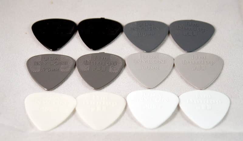 Dunlop Nylon Variety Pick Pack 12 Picks Total image 1