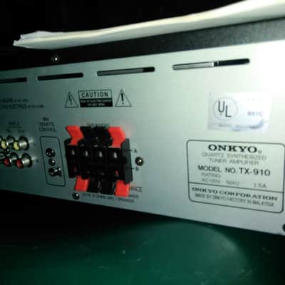 Modern 1990's (early) Onkyo TX-910 Amplifier Receiver image 7