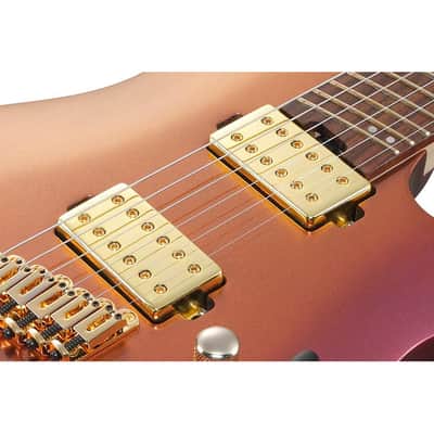Ibanez SML721RGC S Axe Design Lab Multi-scale Guitar - Rose Gold Chameleon image 7