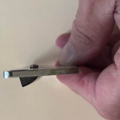 Danelectro Rosewood/ Nickel Plated Bridge Unit Vintage 1950-60’s - nickel top plated image 6