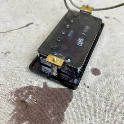 Vintage Gibson Tarback Humbucker Pickup 1980 w/ Pickup Ring NOS 7.50 k ohm image 4
