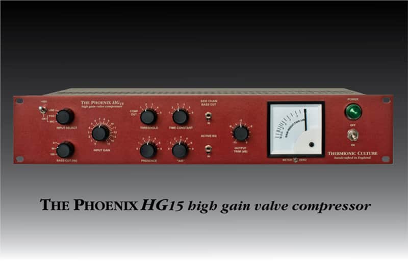 Thermionic Culture Phoenix HG15 High-Gain Valve Compressor and Mic Pre - Brand New! image 1