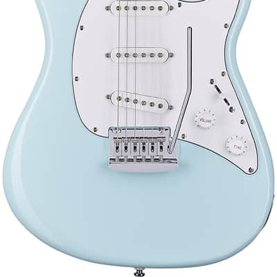 Sterling by Music Man Cutlass Sss - Daphne Blue - Daphne blue image 3