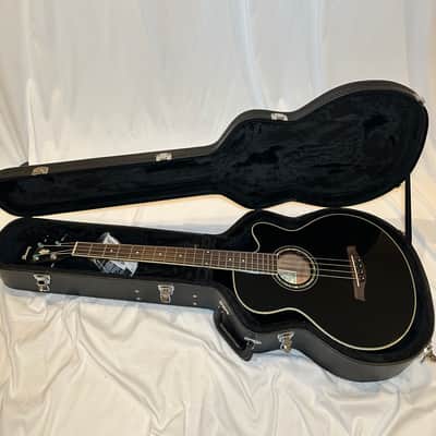 Ibanez AEB10E-BK Standard- 2015 - Black High Gloss image 2