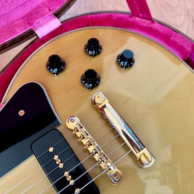 (2022) Gibson Custom Shop M2M '54 Les Paul Custom Reissue - VOS TV-Yellow image 5