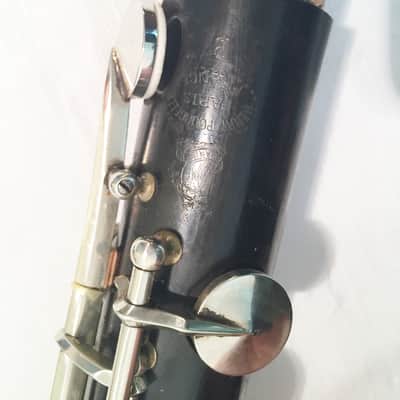 Pourcelle Bb Albert Clarinet High Pitch A454 Restored with Case-Wood Mouthpiece image 5