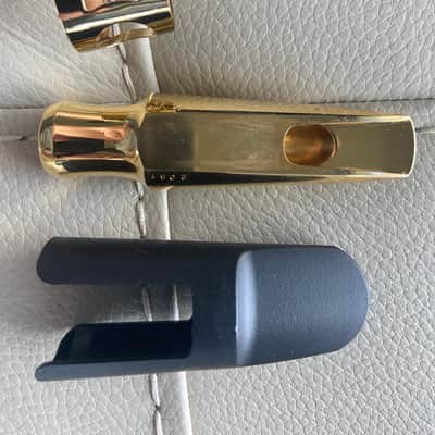 Ted Klum New London Tenor Mouthpiece - Size 8 - Brass/24k Gold Plated image 6