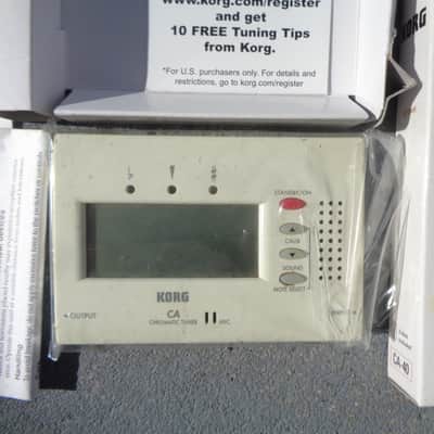 Korg CA-40 Chromatic Tuner mint image 1