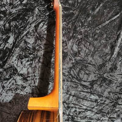 Hozen Guitars Black Label Fan-Fret Modified Dreadnought Spruce, Indian Rosewood w/Anthem image 8