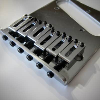 Fender Telecaster Bridge & Saddles Circa 1990-2025 Chrome image 4
