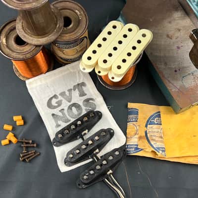 General Vintage Tone NOS Handwound For Stratocaster 50’s Magnet wire “ The Wheeler Chicago “ Heavy image 2