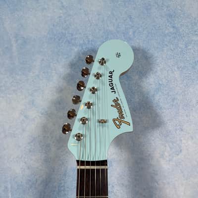 2025 Fender MIJ Traditional II '60s Jaguar Daphne Blue with Matching Headstock image 3