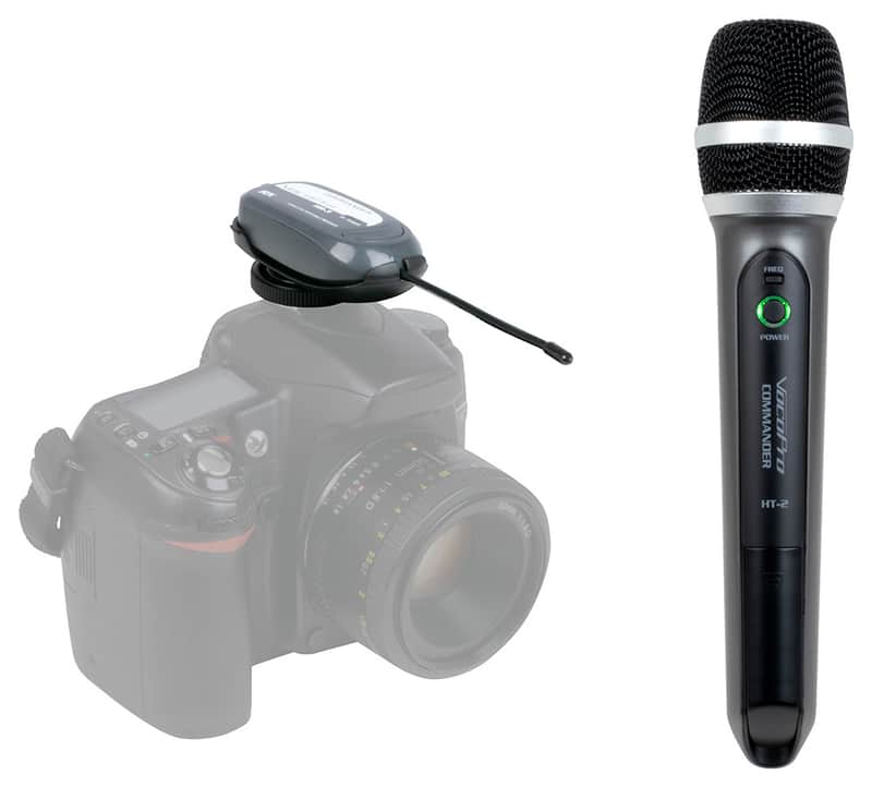 VocoPro Commander-FILM-HANDHELD Wireless UHF Handheld Mic System for Digital Video Cameras image 1