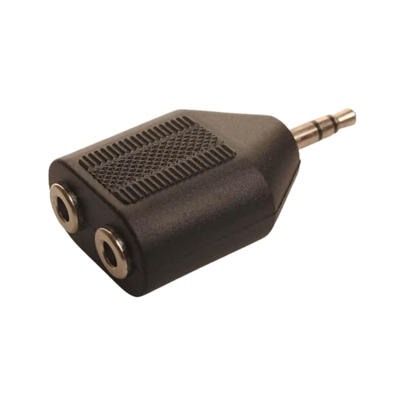 Rotosound CON14 Dual Female 3.5mm TRS to Male 3.5mm TRS Adapter image 1