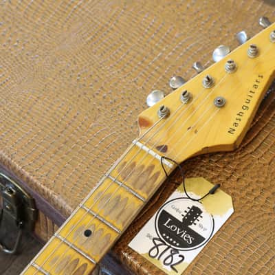 2015 Nash S-57 Electric Guitar 2-Tone Sunburst Heavy Relic + OHSC image 11