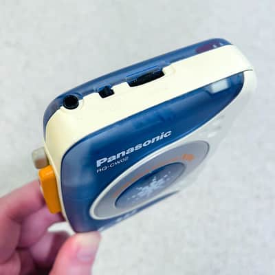 PANASONIC CW01 Walkman Cassette Player, Beautiful Sky Blue, NM Looking ! image 4