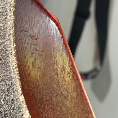 Gibson Flying V 2007 - Faded Cherry w/ Custom Snakeskin Pickguard image 9