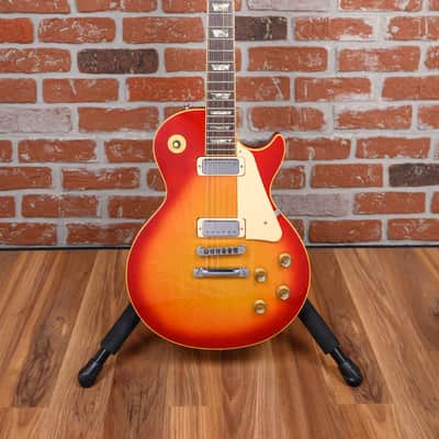 Gibson Les Paul Deluxe Plain Maple Top Cherry Sunburst 1976 w/Hard Shell Case image 4