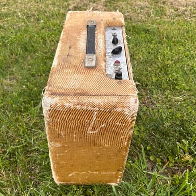 Vintage 1957 Fender Tweed Princeton 5F2 Narrow Panel image 11