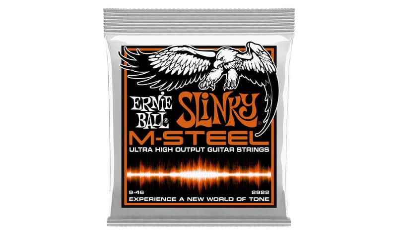 Hybrid Slinky M-Steel Electric Guitar Strings 9-46 Gauge Maraging-Stl Hex-Core Super Cobalt Alloy Wound Set Ultra High-OP/Fatigue-Resistant image 1