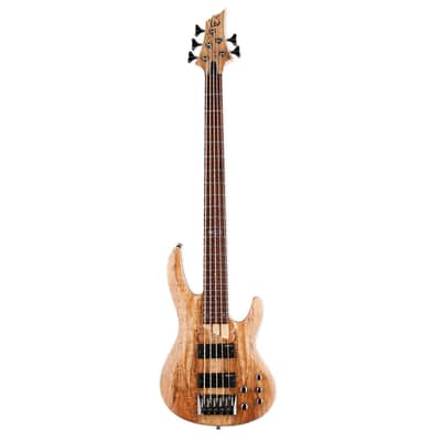 ESP LTD B-205SM 5-String Bass Guitar - Natural Satin image 2
