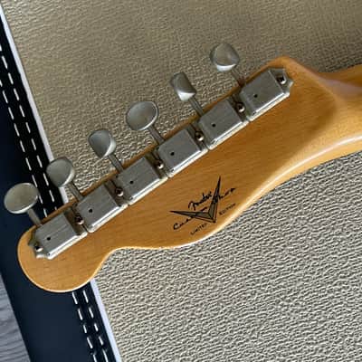 Fender Custom Shop Limited Edition '64 Telecaster (2024) Electric Guitar, Relic Aged Olympic White. ALL Documentation, MINT image 10
