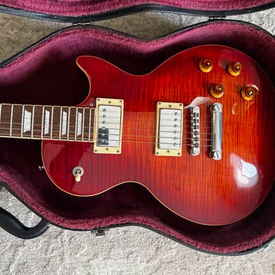 Vintage Epiphone Les Paul Standard 2002 - Cherry Sunburst - Case Included image 8