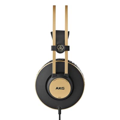 AKG K92 Closed-Back Over-Ear Studio Headphones Black/Gold image 3