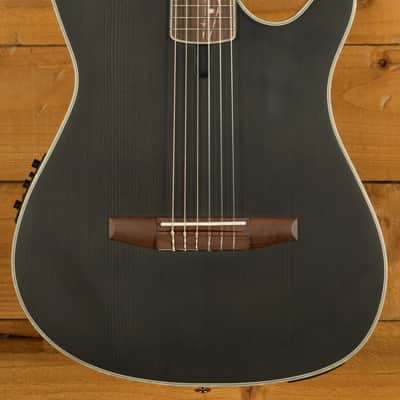 Ibanez TOD10N Tim Henson/Polyphia Electro-Nylon - Rosewood - Transparent Black Flat image 3