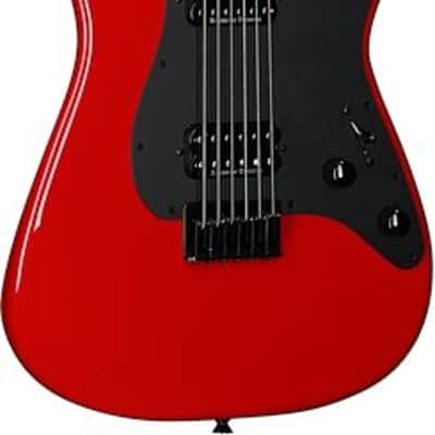Charvel Pro-Mod Plus So-Cal Style 1 HH HT E Electric Guitar. Ebony Fingerboard, Ferrari Red image 5