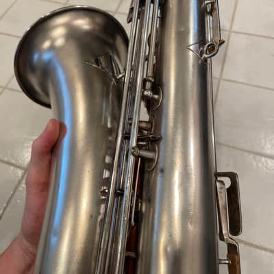 Beautiful 1913 Early Buescher True Tone Baritone Saxophone High Pitch (Serviced and Ready to Play) image 15