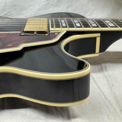 D'Angelico EX-SS Excel SS Singlecut Semi-Hollowbody Guitar with Case 2022 - Black image 17