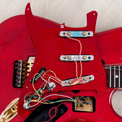 1991 Fender Stratocaster STR-1300 LSR Non-Catalog w/ USA Lace Sensor, Floyd Rose & Case, Japan MIJ Fujigen image 16