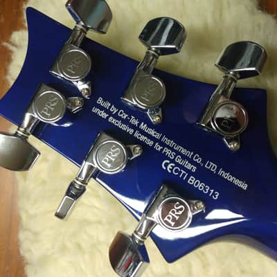 PRS 2019 SE Standard 24 Translucent Blue w/Gator Padded Bag image 11