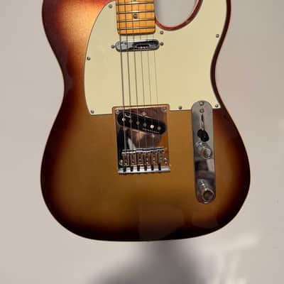 Fender American Ultra Telecaster with Maple Fretboard 2019 - Present Mocha Burst image 1
