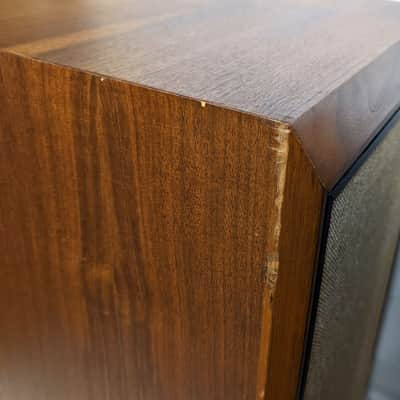 Pair of KLH Model #5 Floor Speakers 1975 Vintage Walnut image 18