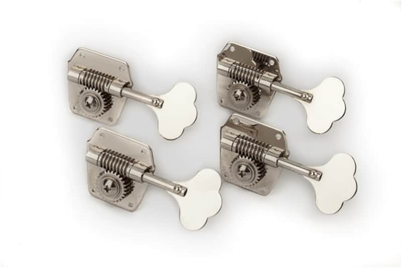 Fender #0078834049 -  Pure Vintage Bass Tuning Machines, Nickel-Plated Steel, (4) image 1