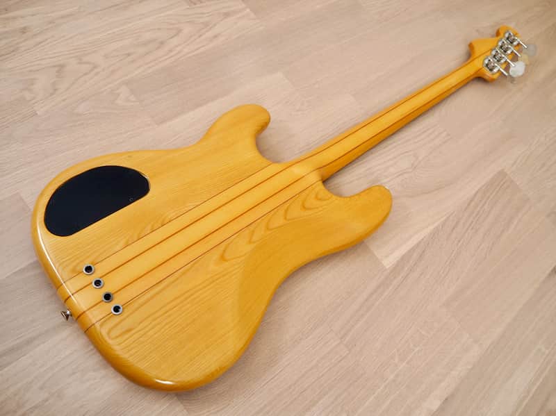 1970s Fernandes BO-50 Vintage Neck Through P Bass Natural Stone